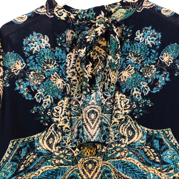NWT Free People Lady Luck Print Tunic. Size Large. - Picture 7 of 8